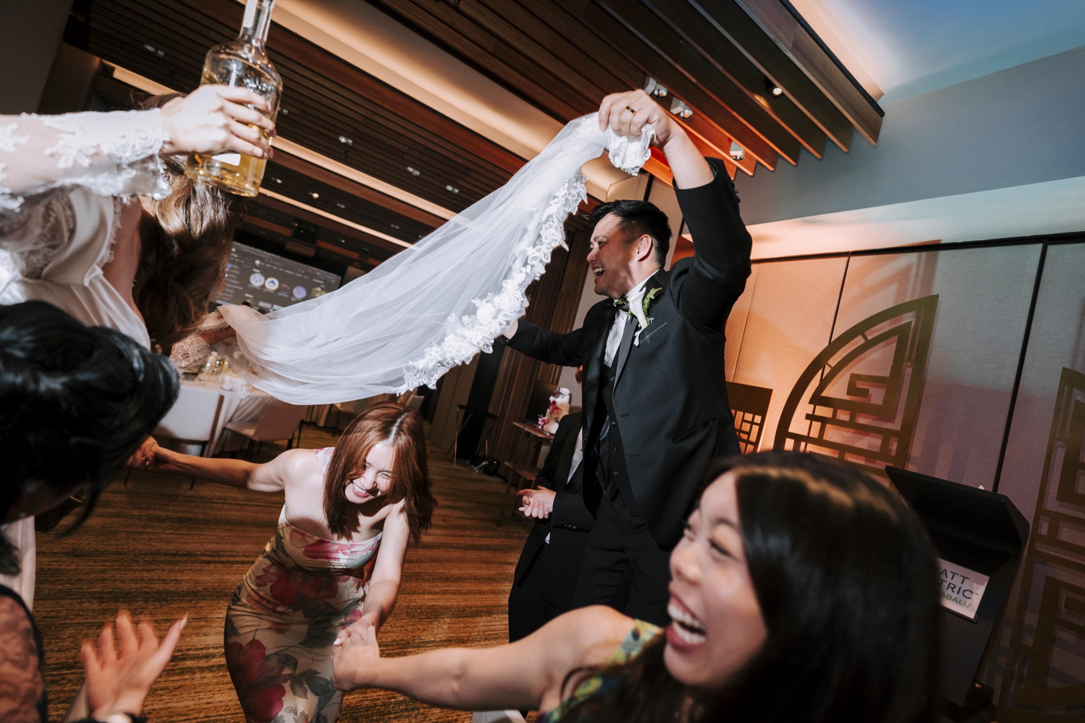 A cinematic wedding moment from the guest photo roll